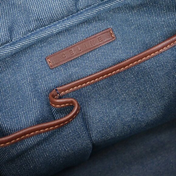 Celine Blue Denim Macadam Handbag PP-SA-1017 177417 - Picture 9 of 10